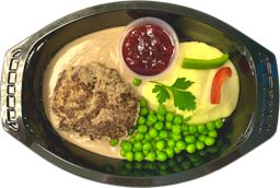 WallenbergareMed Gräddsås Potatismos & Lingonsylt